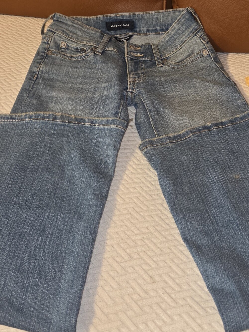 Aeropostale Women's Two-Tone Blue Jeans